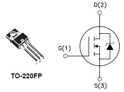 STF16NM50N, N-channel 500 V - 0.21 ? - 15 A MDmesh™ II Power MOSFET TO-220FP